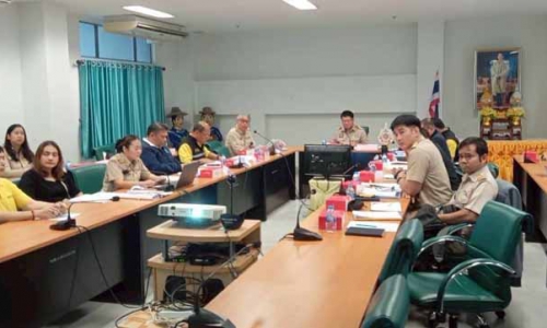 การประชุมคณะกรรมการพิจารณาแผนงานการประกอบกิจการฆ่าสัตว์  ชนิดโค-กระบือ